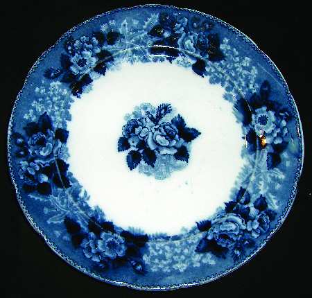 Wild Rose (Flow Blue) by Adams China