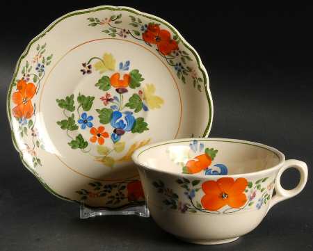 The Wynbrook Flat Cup & Saucer Set