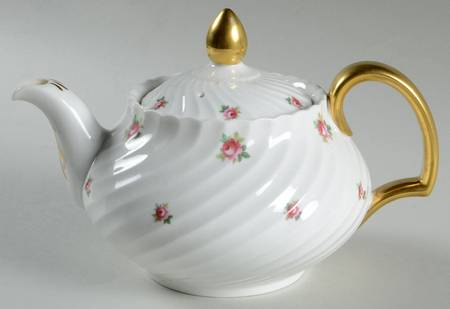 ADD3 (Swirl Rim) Teapot & Lid