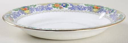 Almora (White Background) Coupe Soup Bowl