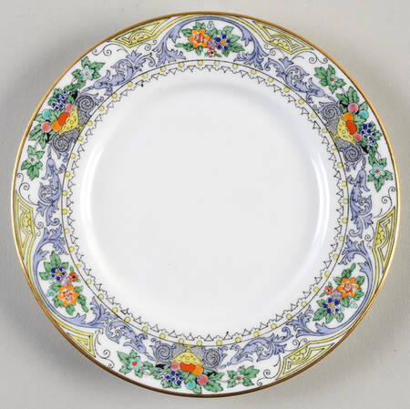 Almora (White Background) Bread & Butter Plate