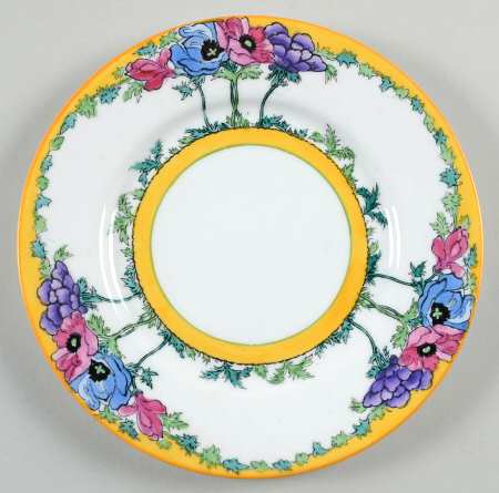 Anemone Multicolor Bread & Butter Plate