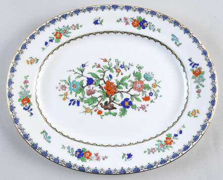 Antique 11" Oval Serving Platter
