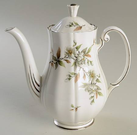 Arcadia (Platinum Trim) Coffee Pot & Lid