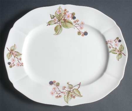 Bramble (No Number) 13" Oval Serving Platter