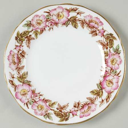 Briar Rose (Pink) Bread & Butter Plate