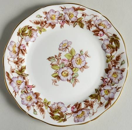 Briar Rose (Purple) Salad Plate