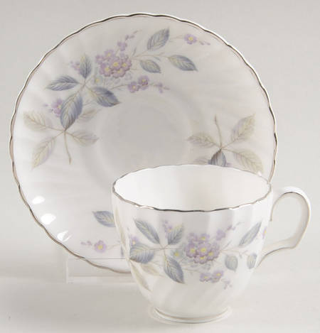 Breath of Spring Flat Demitasse Cup & Saucer Set