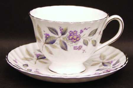 Breath of Spring Footed Cup & Saucer Set