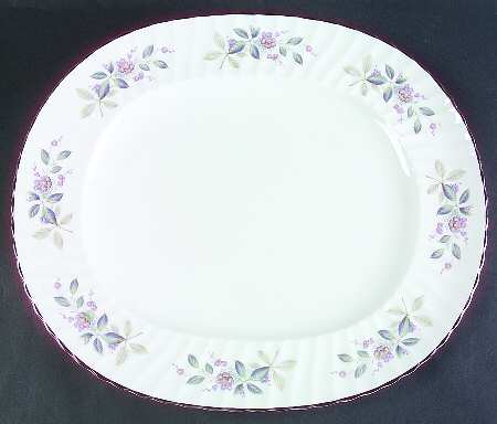 Breath of Spring 15" Oval Serving Platter