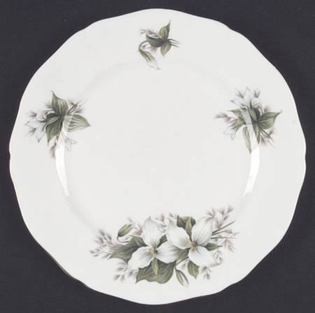Canadian Provincial Flowers Salad Plate