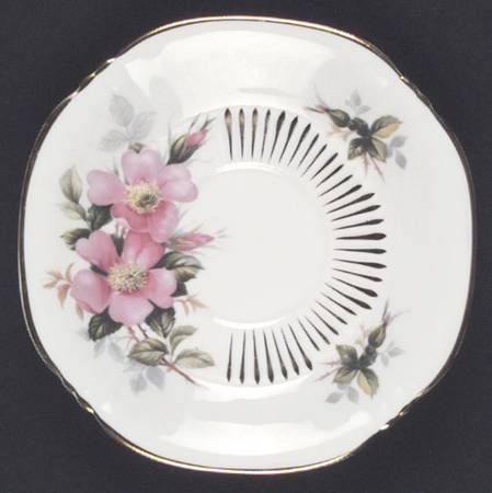 Canadian Provincial Flowers Saucer for Footed Cup