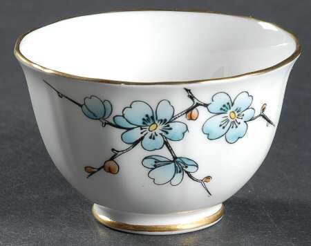 Chinese Blossom (Blue Flowers) Open Sugar Bowl