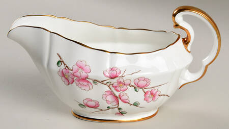 Chinese Blossom (Pink Blossoms) Gravy Boat