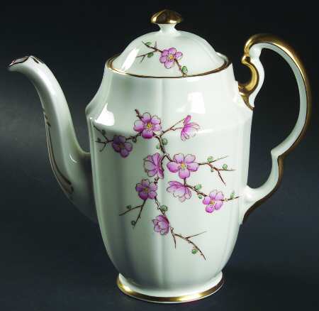 Chinese Blossom (Pink Blossoms) Coffee Pot & Lid