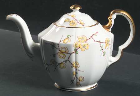 Chinese Blossom (Yellow Flowers) Teapot & Lid