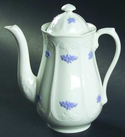 Chelsea (Smooth, Embossed) Mini Coffee Pot & Lid