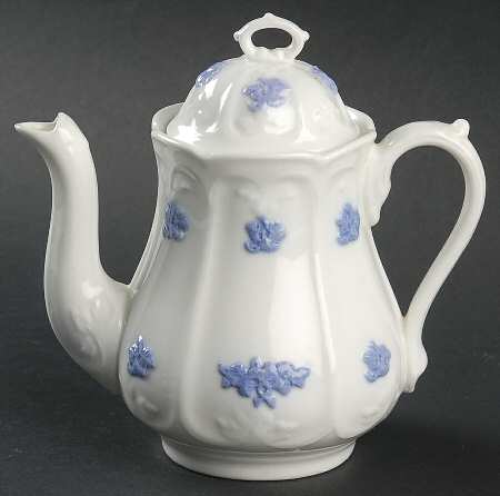 Chelsea (Smooth, Embossed) Mini Teapot & Lid
