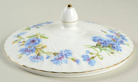 Cornflower Lid for Round Vegetable