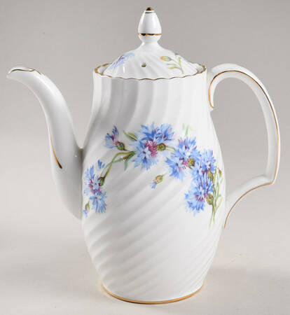 Cornflower Coffee Pot & Lid