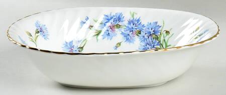 Cornflower 8" Oval Vegetable Bowl
