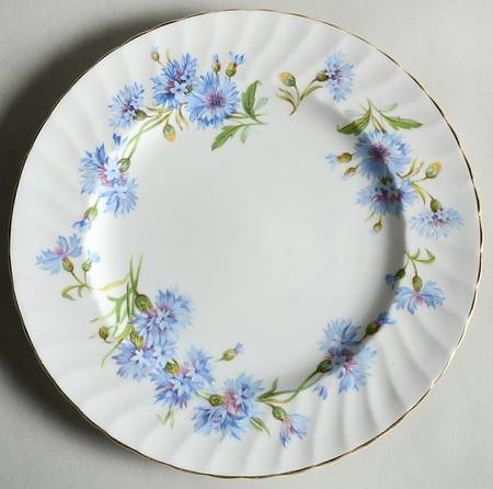 Cornflower Salad Plate