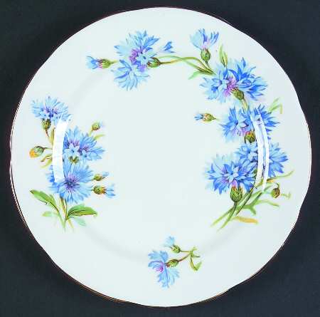Cornflower Bread & Butter Plate
