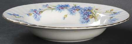 Cornflower Rim Soup Bowl