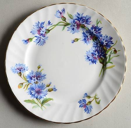 Cornflower Bread & Butter Plate