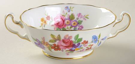 Devon Footed Cream Soup Bowl