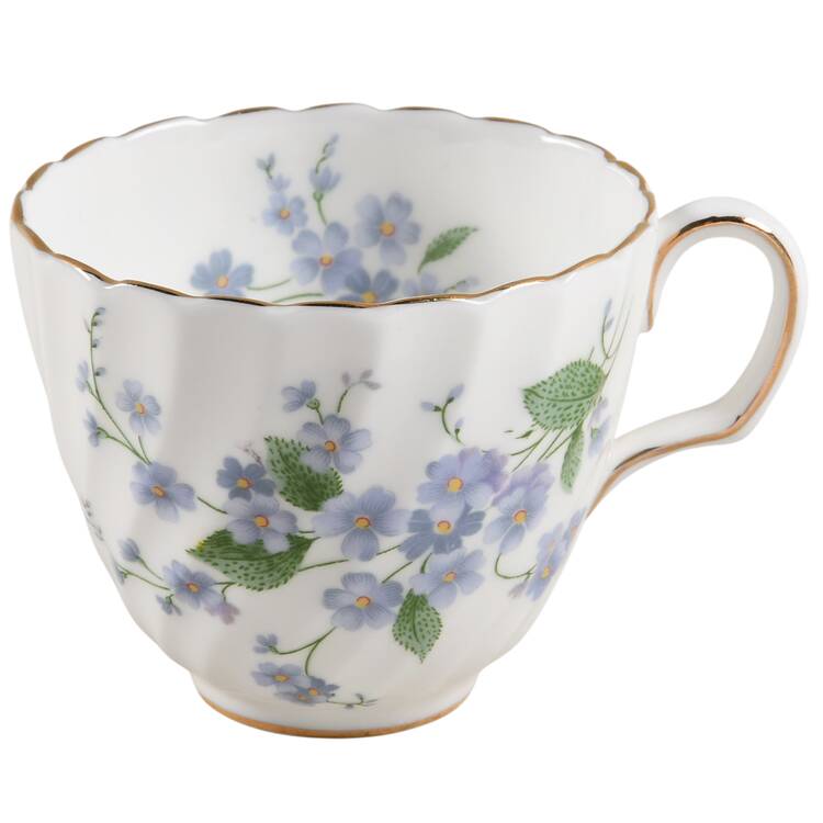 Forget Me Not-Sweet Forget Me Not Footed Demitasse Cup