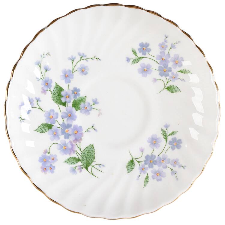 Forget Me Not-Sweet Forget Me Not Saucer for Demitasse Cup