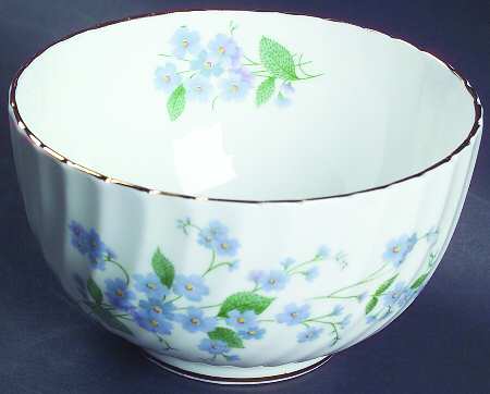 Forget Me Not-Sweet Forget Me Not Open Sugar Bowl