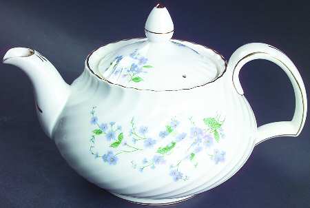 Forget Me Not-Sweet Forget Me Not Small Teapot & Lid