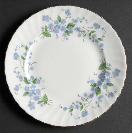 Forget Me Not-Sweet Forget Me Not Dessert/Pie Plate