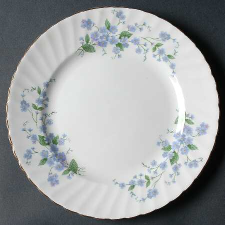 Forget Me Not-Sweet Forget Me Not Salad Plate