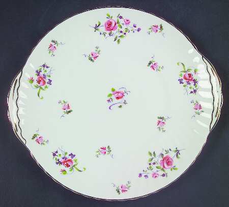 Fragrance Handled Cake Plate