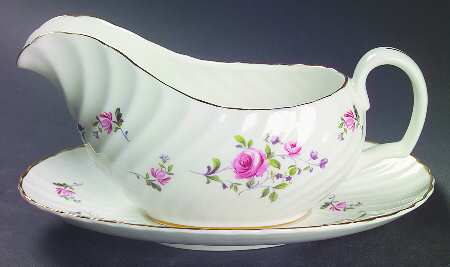 Fragrance Gravy Boat & Underplate