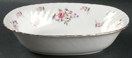 Fragrance 9" Oval Vegetable Bowl