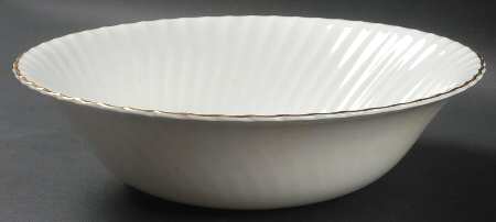 Golden Elegance 9" Round Vegetable Bowl