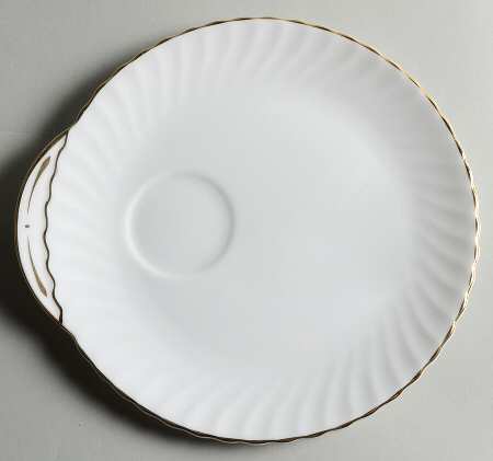 Golden Elegance Snack Plate