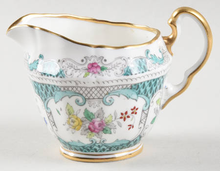 Lowestoft Aqua Green Mini Creamer