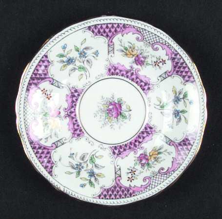 Lowestoft Pink Saucer