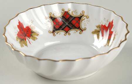 Maple Leaf Tartan Nut Dish