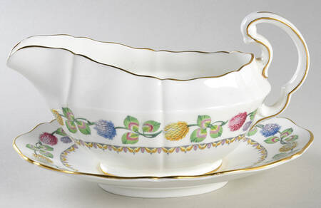 Meadowsweet Gravy Boat & Underplate