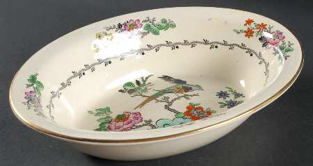 Oriental 9" Oval Vegetable Bowl