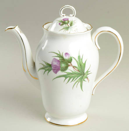 Thistle (Scalloped) Small Coffee Pot & Lid