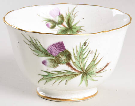 Thistle (Scalloped) Open Sugar Bowl
