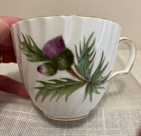 Thistle (Scalloped) Flat Cup