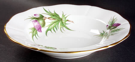 Thistle (Scalloped) Rim Soup Bowl